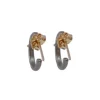 Red Garnets Huggie Earring