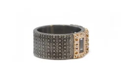 ROSE GOLD MORGANITE BAGUETTE STATEMENT RING