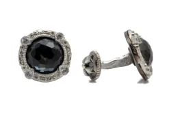 Round Hematite Cufflinks