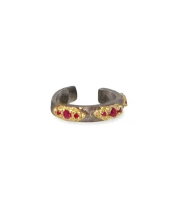 Ruby Stations Ear Cuff