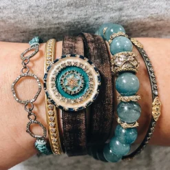 Scroll Bangle Bracelet