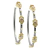 Scroll Hoop Earrings