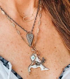 Scroll Station Link Necklace