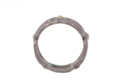 SEDUCTIVE POETRY ENAMEL PAPERCLIP CRIVELLI STACK RING