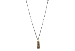 18" SHIELD PENDANT NECKLACE