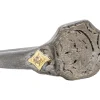 SILVER ARTIFACT WITH CRIVELLI ON SIDE RING