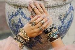 Silver Crivelli Stack Band Ring