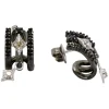 SILVER CRIVELLI WITH BLACK SAPPHIRE EARRINGS