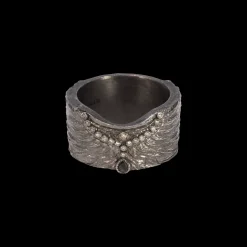 SILVER SCARAB RING
