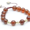 Skull Beaded Pull Bracelet