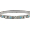 Sleeping Beauty Turquoise Stations Huggie Bracelet