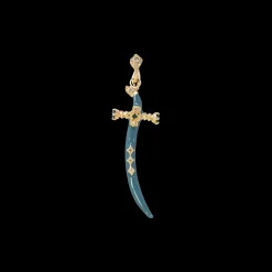 TRUE TEAL ENAMEL SWORD ENHANCER