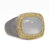 TURKISH CHALCEDONY SIGNET RING