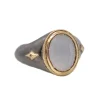 TURKISH CHALCEDONY SIGNET RING