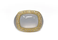 TURKISH CHALCEDONY SIGNET RING