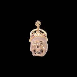 WARM TAN ENAMEL SKULL ENHANCER