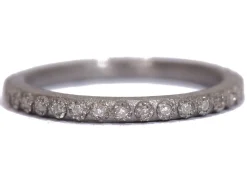 White Diamond Stack Ring
