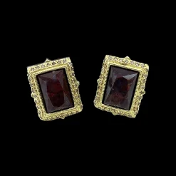 19X15 MM BROWN PIETERSITE CUFF LINK