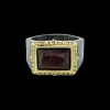13X9 MM BROWN PIETERSITE SIGNET RING