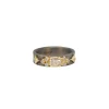 6X4 MM  WHITE SAPPHIRE STACK BAND