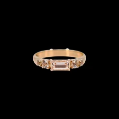6X3 MORGANITE BAGUETTE STACK BAND