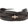 32" 5X WRAP CROSS LEATHER BRACELET