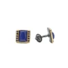13X9MM LAPIS LAZULI WITH IOLITE CUFF LINKS