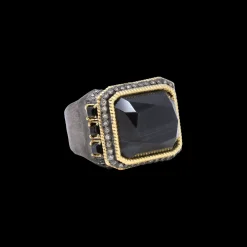 16X14MM TIGERS EYE STATEMENT RING