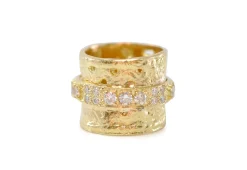 Yellow Gold Artifact Band Ring