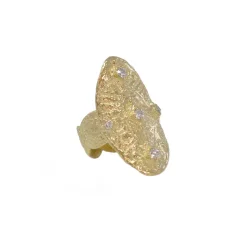 Yellow Gold Artifact Statement Ring