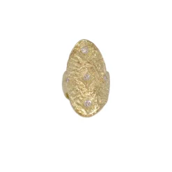 Yellow Gold Artifact Statement Ring