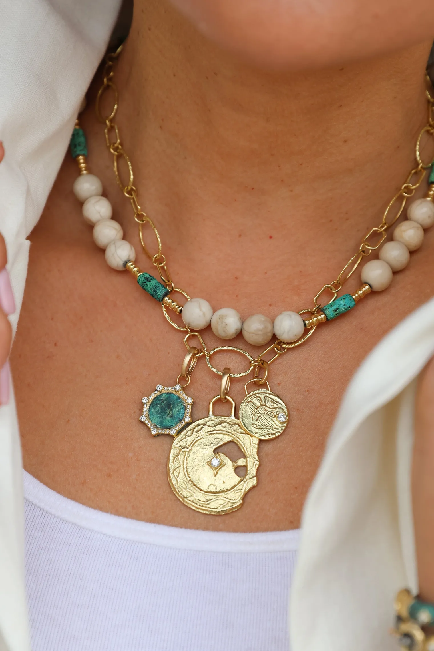 Yellow Gold Chain Link Necklace
