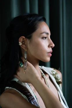 Yellow Gold Ear Cuff Earring