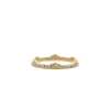 YELLOW GOLD POINTED STACK RING